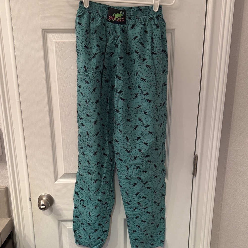 Gecko Hawaii Turquoise Beach Pants - Small NWOT
